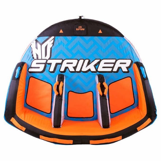 Striker 3 Inflatable Towable Tube Boat (INCOMPLETE/DAMAGED/RIPPED)