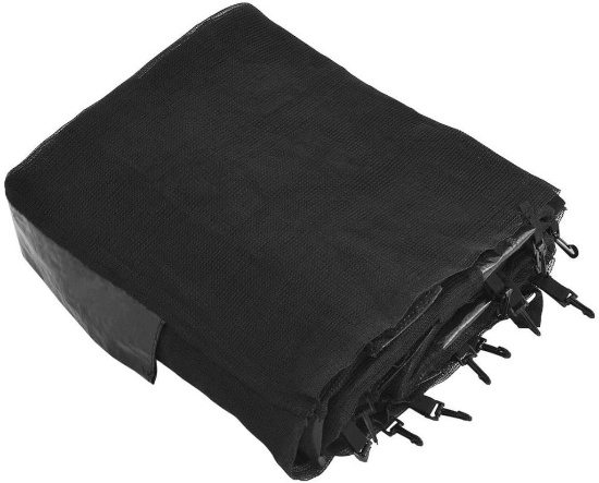 Giantex Trampoline Enclosure Net Only with Zipper & Buckle 8x14ft