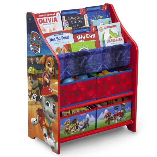 Nick Jr. PAW Patrol Book And Toy Organizer By Delta Children