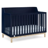 Delta Children babyGap Oxford 6-in-1 Convertible Crib - Ebony w/ Natural