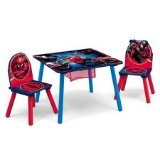 Delta Children Spider-Man Kids' Table and Chair Set with Storage