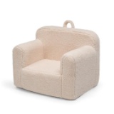 Delta Children Cozee Sherpa Chair for Kids - Cream Sherpa