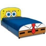 SpongeBob Twin SquarePants Upholstered Bed - Delta Children