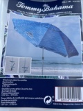 Tommy Bahama 8-ft Beach Umbrella with Tilt - Blue
