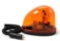 Emergency Rotating Emergency Warning Light - Amber Lens