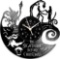 deksu Classic Jack Decor Silent Vinyl Record Wall Clock