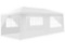 10 ft. x 20 ft. 6 White Sidewalls Canopy Tent