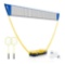 Costway Portable Badminton Set with 2 Shuttlecocks Badminton Rackets Outdoor Sport Game Set