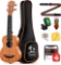 Donner Concert Ukulele Beginner Mahogany 23 Inch