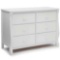 Delta Children 6-Drawer White Dresser