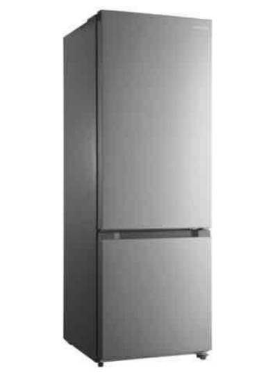 Insignia - 11.5 Cu. Ft. Bottom Mount Refrigerator - Stainless Steel