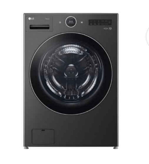 LG - 5.0 Cu Ft. High-Efficiency Stackable Smart Front Load Washer