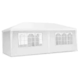 300 sq. ft. White Canopy Tent Heavy-Duty Wedding Party Tent Canopy