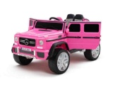 Girls Pink Ride-in 12v AMG Mercedes G-Wagon SUV Elite Spec
