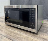 Panasonic 1.6 cu. ft. Countertop Microwave in Stainless Steel Built-In Capable