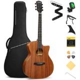 Donner Acoustic Guitar Kit for Beginner Adult Teen Full Size