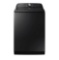 Samsung - 5.1 Cu. Ft. High-Efficiency Smart Top Load Washer with ActiveWave Agitator - Brushed Black