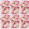Flower Wall Panel Floral Backdrop - 6 Pcs Pink Flower Wall Decor, 24