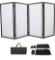 ECOTRIC Portable DJ Facade Booth Foldable Cover Screen