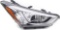 Hteedy Front Headlight Assembly for 2013 2014 2015 2016 Santa Fe Models Halogen Headlight Headlamp