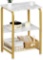 YAHARBO White and Gold Side Table