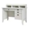 Costway 48 in. Rectangular White Wood 4-Drawer Computer Desk PC
