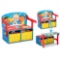 CoComelon 2-in-1 Activity Bench and Desk by Delta Children