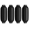 Costway 4 Ribbed Marine 8.5''X 27''Boat Fender Vinyl Bumper Dock Shield Durable Black