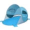 Costway 63 in. x 87 in. Blue Pop Up Beach Tent Anti-UV UPF 50 Plus Portable Sun Shelter for 3-Person