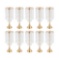 10 Pieces Centerpiece Gold Crystal