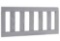 NEW Delta Children Toddler Guardrail Textured Gray