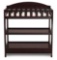Delta Children Infant Changing Table with Pad, Dark Chocolate