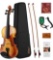 Eastar 4/4 Violin Set Full Size Fiddle Solidwood