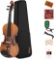 Eastar 4/4 Full Size Violin Set Matte Fiddle for Beginners