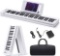Donner Teclado de piano Bluetooth Plegable