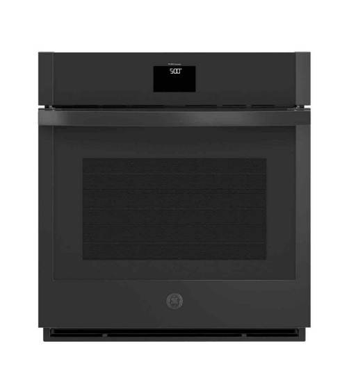 GE - 27" Built-In Single Electric Convection Wall Oven - Black
