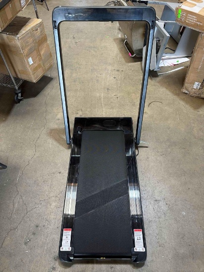 SuperFit Up To 7.5MPH 2.25HP 2 in 1 Single Display Screen Folding Treadmill Remote Control W/ APP