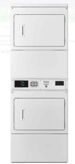 Whirlpool Commercial Gas Stack Dryer, Non-Coin