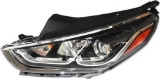 PIAOYUE For Hyundai Sonata 2018-2019 Halogen Front Left Replacement Driver Side Clear Lens Chrome