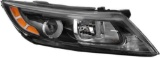 AutoModed Aftermarket Halogen Headlight Headlamp Assembly with Bulbs Replaces 921024C500 92102-4C500