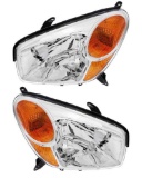 For Toyota Rav4 Headlight 2004 2005 Driver and Passenger Side Headlamp Replacement