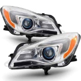 ACANII - For [Halogen Model] 2014 2015 2016 2017 Buick Regal Projector Headlights Headlamps Driver &