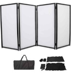 ECOTRIC Portable DJ Facade Booth Foldable Cover Screen