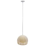 Biege Hand-Made Hemp Rope Woven Pendant Light