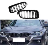Front Kidney Grilles Compatible with 2012-2018 BMW 3 Series