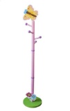 Wood standing Kids Hat hanger holder 4 hooks tree wooden