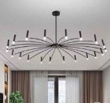 Large Black Chandelier