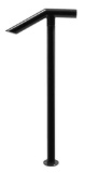 Single Post Black Iron Railing