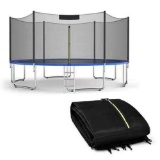 8 ft. Black Trampoline Safety Net Replacement Protection