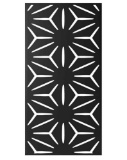 Elevens Decorative Outdoor Privacy Screen Panel, Metal